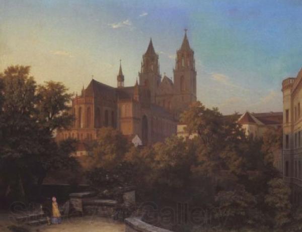 Hermann Gemmel View of the Cathedral of Magdeburg